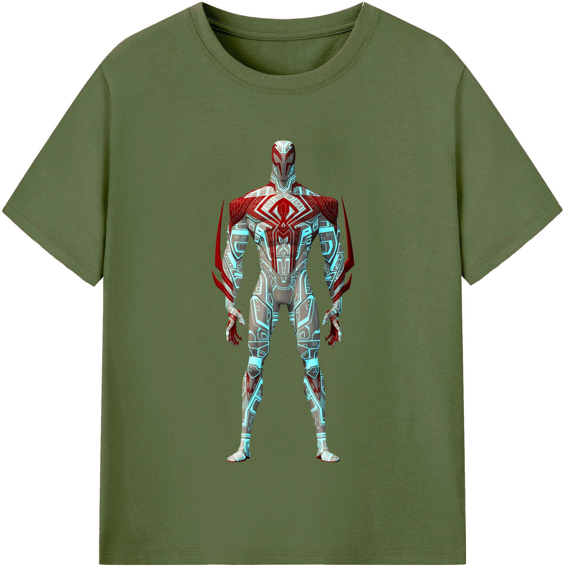 （画像用） Spider Man スパイダーマン 綿100％半袖Tシャツ（フロントプリント）